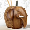 thumbnail image 1 of Portalápices de elefante de resina Portalápices creativo Papelería de oficina, 1 of 5