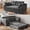 Grey, variant on EnHomee 58.6" Foldable Sofa for Adult Loveseat Sofa Couch with Deep Seat Adjustable Floor Sofa Couch with 4 Pillows,Grey