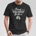 thumbnail image 2 of Proud Air Force Brother T-Shirt, Military Family Support Graphic Tee, USAF Proud Sibling Matching Shirt, Air Force Veteran Tribute Gift Top For Men Women, 2 of 3