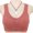 Brown, variant on Front Closure Bras for Older Women Comfortable Lightweight Ribbed Plus Size Wireless Bralettes Everyday Bra