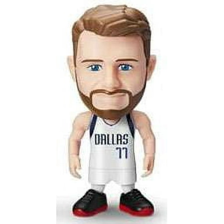5 Surprise NBA Ballers Series 1 Luka Doncic Figure (White Home Jersey, Comes with Court, Sticker, Card & Ball) (No Packaging)
