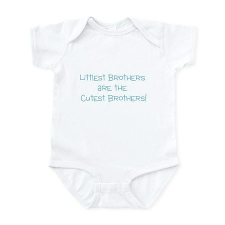 

CafePress - Littlest Brother s... Infant Bodysuit - Baby Light Bodysuit Size Newborn - 24 Months