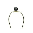 thumbnail image 6 of Lighting - 22"h Table Lamp - Black Ceramic - Ivory Shade - Transitional Style, 6 of 8