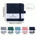thumbnail image 3 of LNGOOR 1pc Pocket Notebook Journals  Small Notepad Notebooks For Note Taking  A7 Mini Note Pads With Pen Holder, 3 of 7
