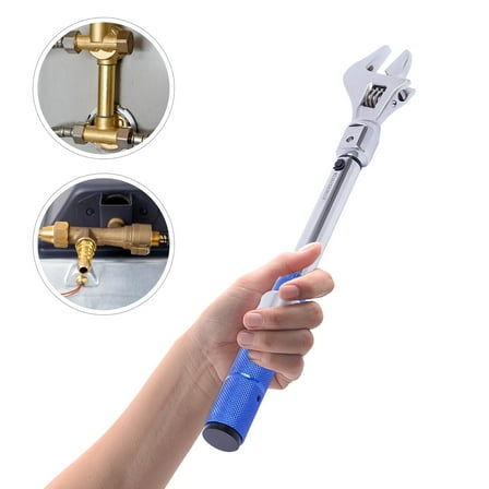Adjustable Torque Wrench, 5 to 25nm 30mm Open End Torque Wrench for Mini Split and Refrigeration System