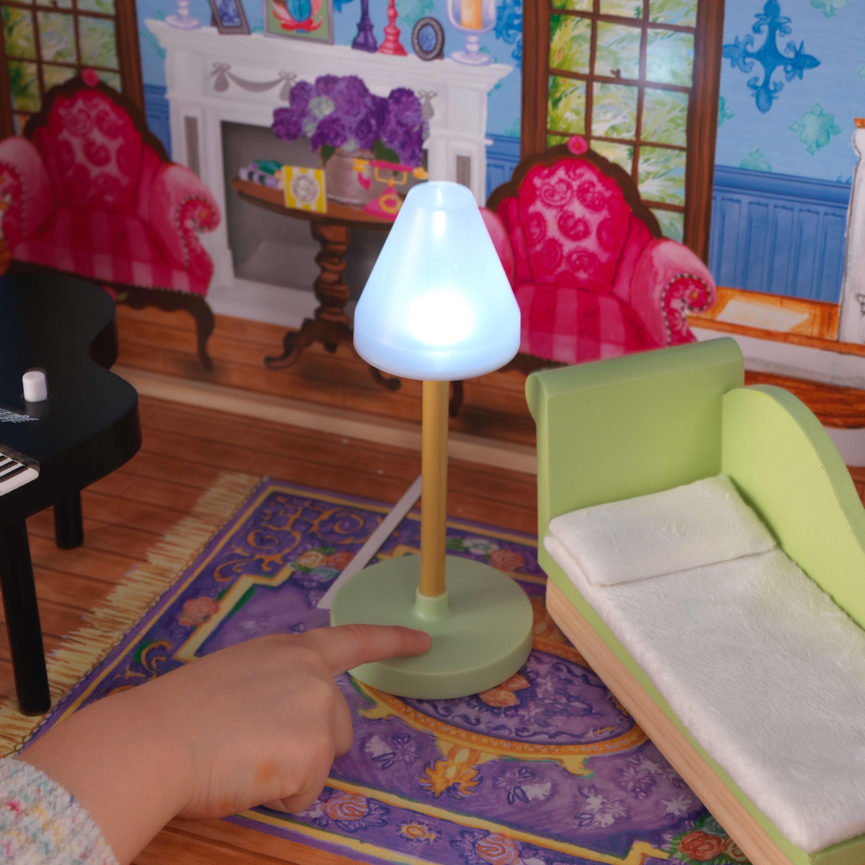 KidKraft My Dreamy Wooden Dollhouse with 14 Accessories Walmart