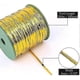 thumbnail image 2 of 2026 400 Yard Yellow Metallic Twist Ties, Candy Bag Parties Decorative Ties, 2 of 5