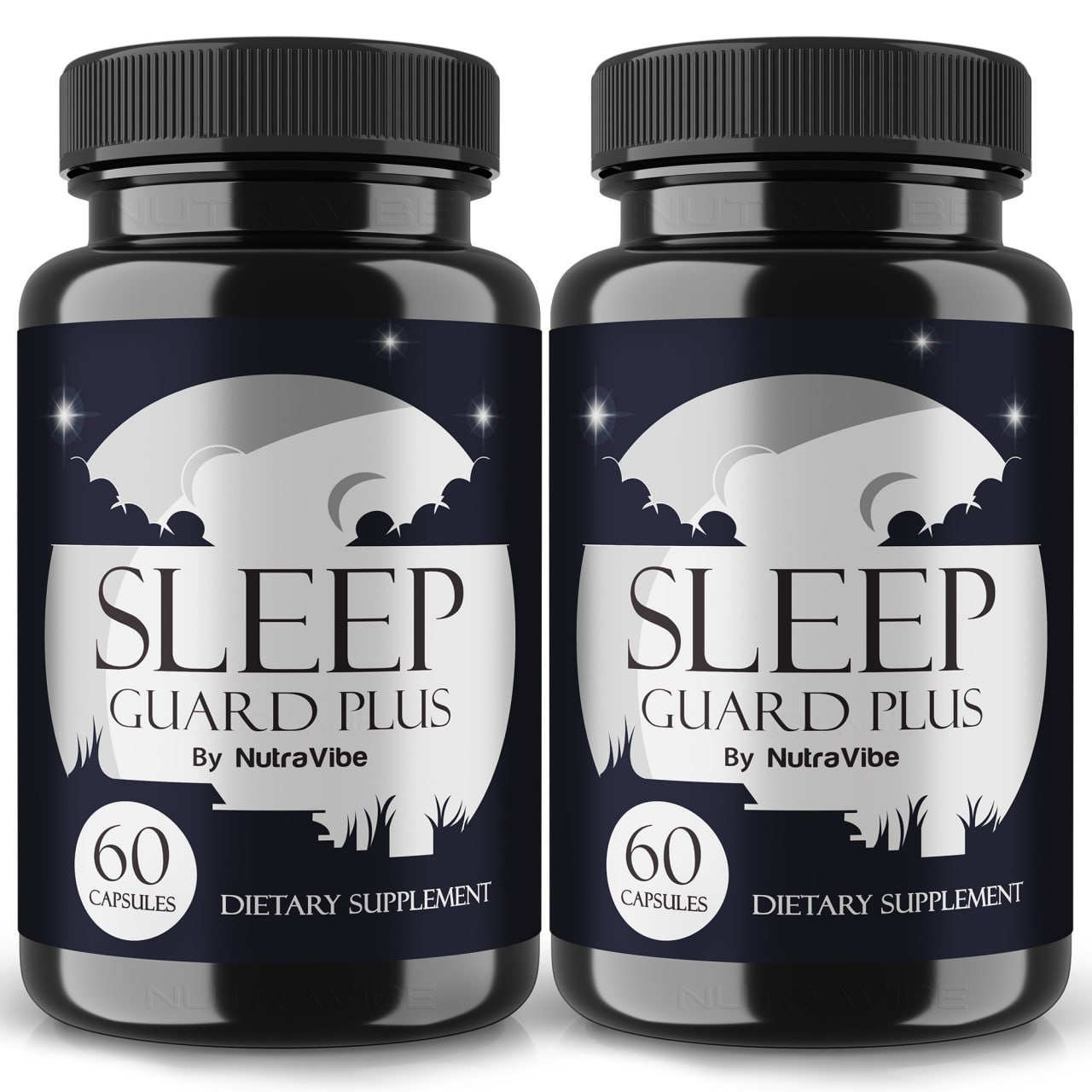 (2 Pack) Sleep Guard Plus Sleeping Aid Capsules, Sleep Guard + REM Sleep Support Supplement, Extra Strong Pills for a Relaxing and Calm Bedtime, All Natural, SleepGuardPlus Review (120 Capsules)