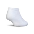 thumbnail image 3 of Calcetines Under Armour unisex de algodón que no se muestran, 6 pares, blanco/gris, 3 of 4