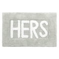 thumbnail image 3 of Jean Pierre His & Hers 2 Piece Cotton Bath Rug Set, 3 of 7