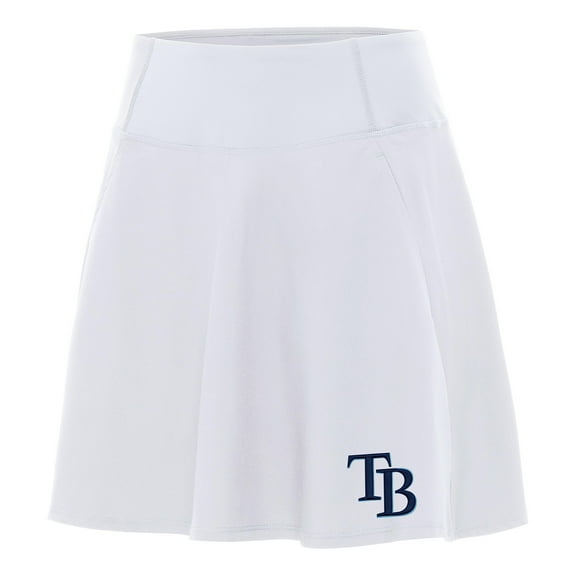 Women's Antigua White Tampa Bay Rays Chip Skort