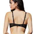 thumbnail image 3 of Varsbaby Women's Unlined Bra See Through Underwear with Lace Eyemask, 3 of 5