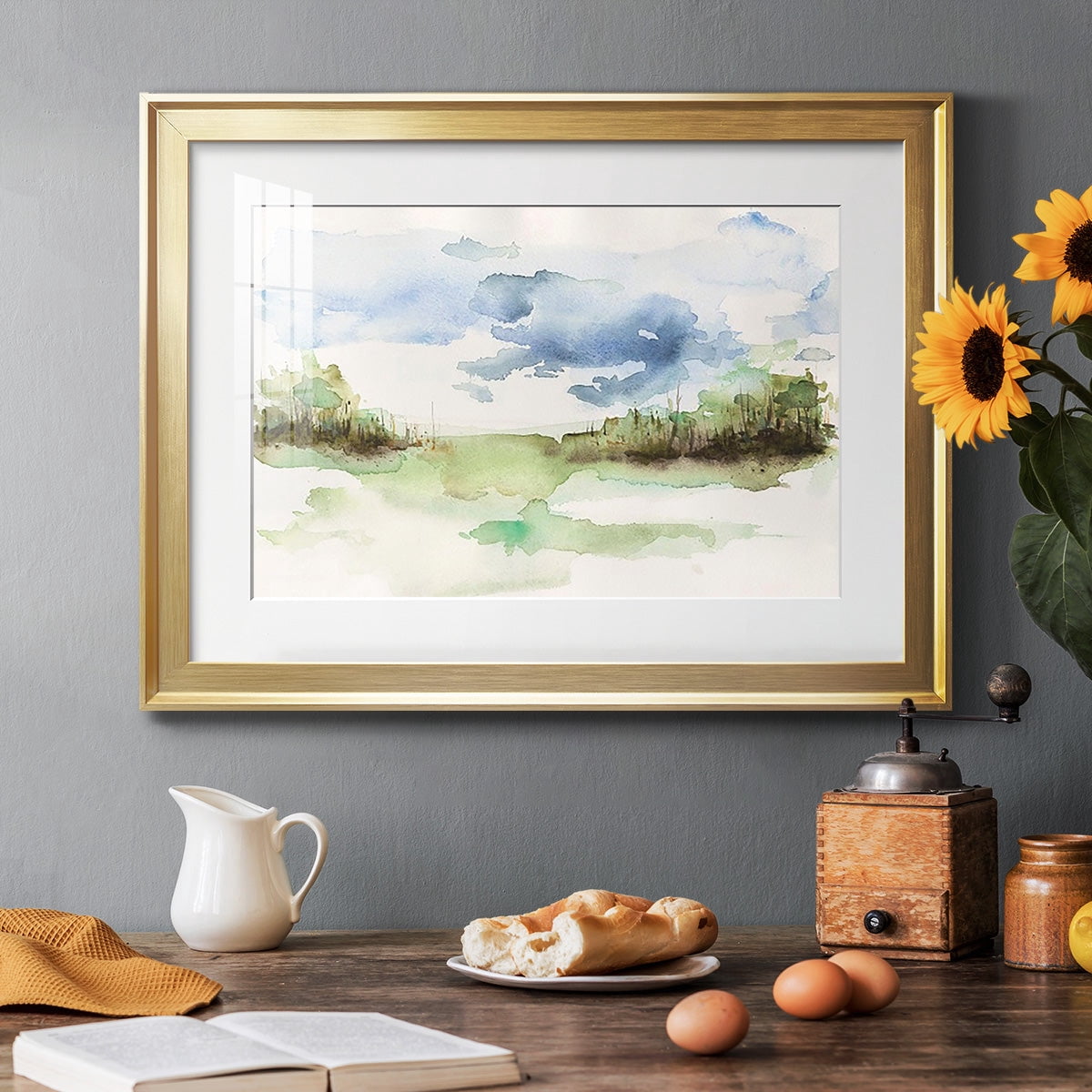Brush Thickets I Premium Framed Print - Ready to Hang