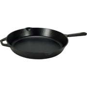 Basics Pre-Seasoned Cast Iron Skillet, Oven Safe, Even Heating, Heavy-Duty & Large, 15-Inch, Black