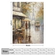 thumbnail image 4 of JEUXUS Impressionist Painting Flannel Blanket Gifts for All Seasons Super Soft Blanket 50x60in, 4 of 6