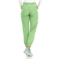thumbnail image 2 of Hey Collection Scrubs Mid-Rise 4-Way Stretch Medical Scrub Joggers Pants with Four Pockets, Available in Over 25+ Colors, 2 of 2