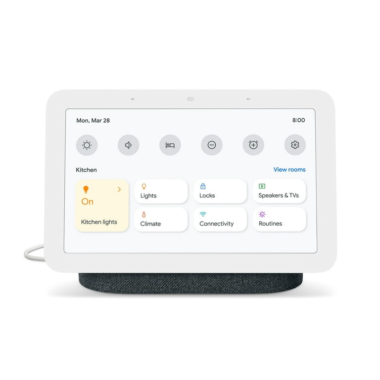 Google Nest Hub (Gen 2) Smart Home Display - Wiz Smart Wi-Fi Connected LED  Light Bulb - Charcoal