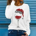 thumbnail image 2 of SELONE Christmas T Shirts Women Long Sleeve Xmas Pullover Tops Merry Christmas Tees Blouses Christmas Themed Clothing Christmas Outfits Ideas Holiday Attire Party Collection Gray L, 2 of 5