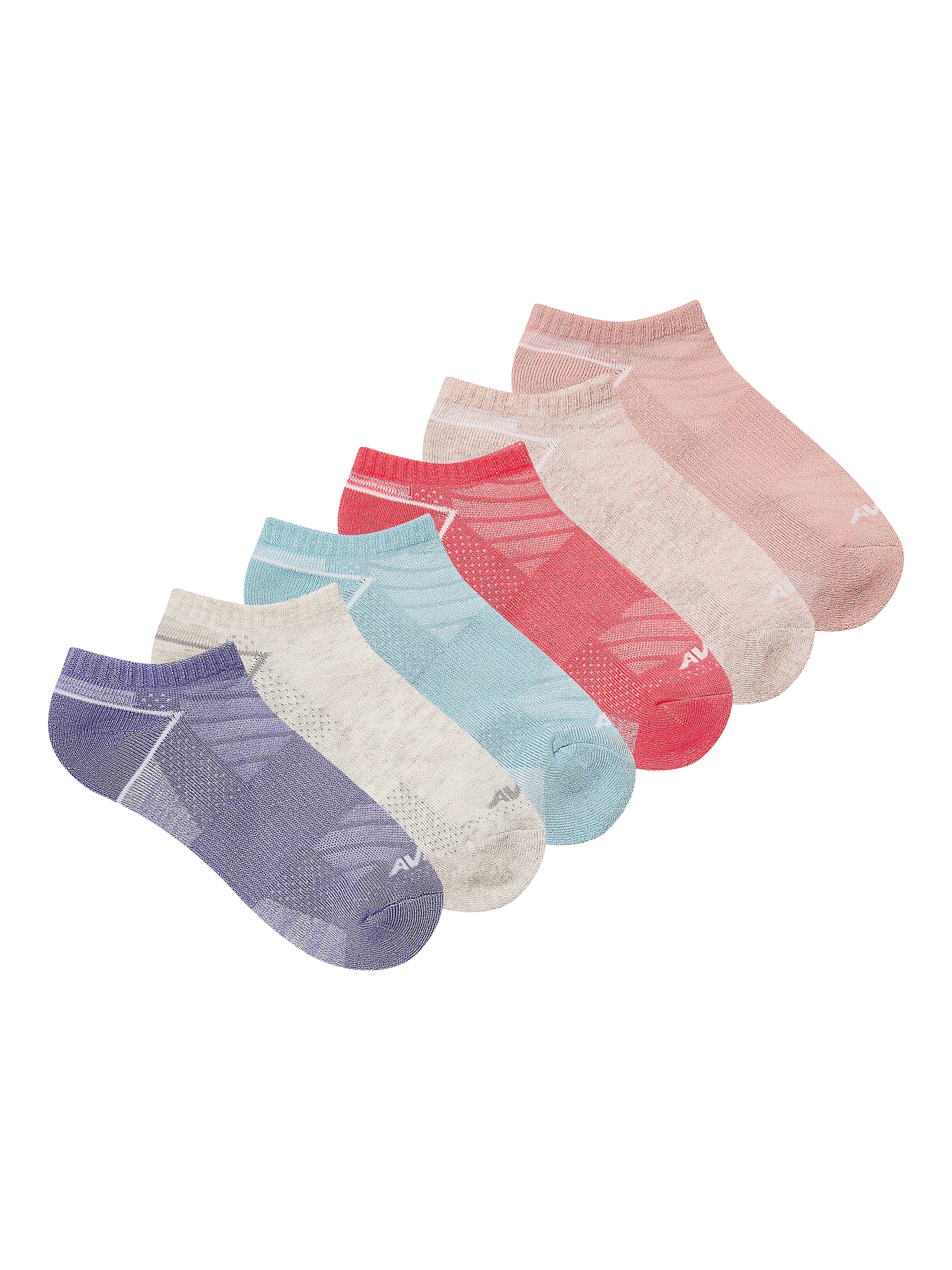 Avia Women's All Sport Cushion No Show Socks, 6-Pack