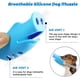 thumbnail image 3 of Bozal de silicona para perros, bozal suave para perros pequeños y medianos, caniche, corgi, teckel, forma de boca de cerdo, cubrebocas transpirables para perros para evitar mordeduras, masticaciones y, 3 of 5