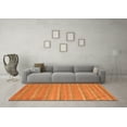thumbnail image 3 of Ahgly Company Indoor Round Southwestern Orange Country Area Rugs, 6' Round, 3 of 4