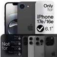 thumbnail image 2 of JETech 360 Degree Rotatable Ring Case for iPhone 17e (2026) / iPhone 16e, Magnetic Cover (Black), 2 of 6