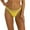 Yellow, variant on Rigardu Women's Bathing Suit Bottoms Full Coverage Ruched Bikini Tankini Bottom Swimsuit Brief Ladies Summer Handmade Crochet Bikini Shorts Solid Color Belt Lined Knitted Swim Trunks Black S