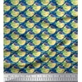 thumbnail image 1 of Soimoi Rayon Fabric Bird,Palm Tree & Sun Nature Print Fabric by Yard 42 Inch Wide, 1 of 1