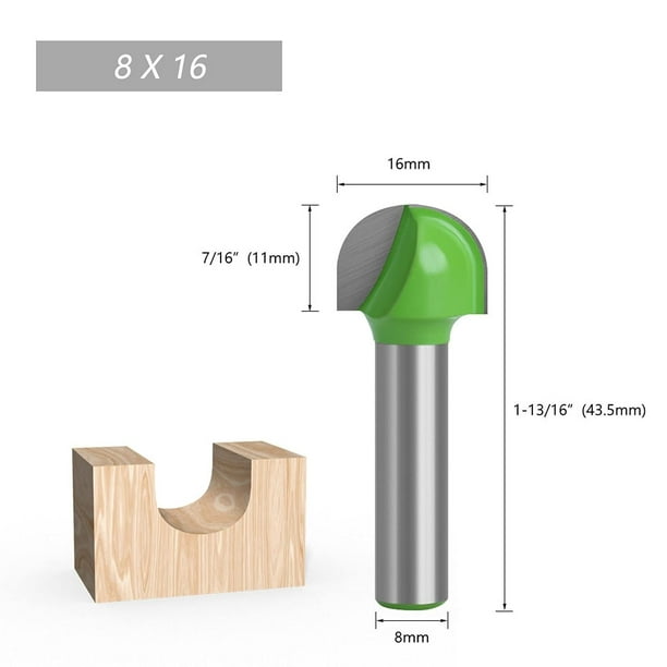 Round groove 2024 router bit