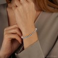 thumbnail image 4 of Pompeii 3ct Black & White Diamond Tennis Bracelet 14K White Gold 7" (G/H,I1), 4 of 5