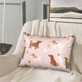 thumbnail image 2 of Pofeuu Star Cute Dog Print Satin Pillowcase for Hair and Skin Pillow Cases, Silk Pillow Cases, Soft Cooling Pillow Covers, 20x30 Inches（Pillow core not included）, 2 of 7