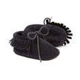 thumbnail image 3 of Infant Baby Girls and Boys Premium Soft Sole Moccasins Tassels Prewalker Anti-Slip Toddler Shoes, 3 of 12