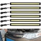 thumbnail image 5 of Muyoka uds luces de circulación diurna 6,69 pulgadas DRL tira de luces LED para coche 12V 6000K iluminación de conducción blanca tiras LED COB impermeables tira de luces blancas para Interior de coche Muyoka Hogar, 5 of 7