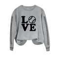 thumbnail image 2 of EQWLJWE Chemises à Manches Longues pour Femmes Décontractées en Liquidation, Chemises d'Été pour Femmes 2024 Tendance Vacances, Sweat à Capuche Imprimé Col Rond Automne pour Femmes, 2 of 4
