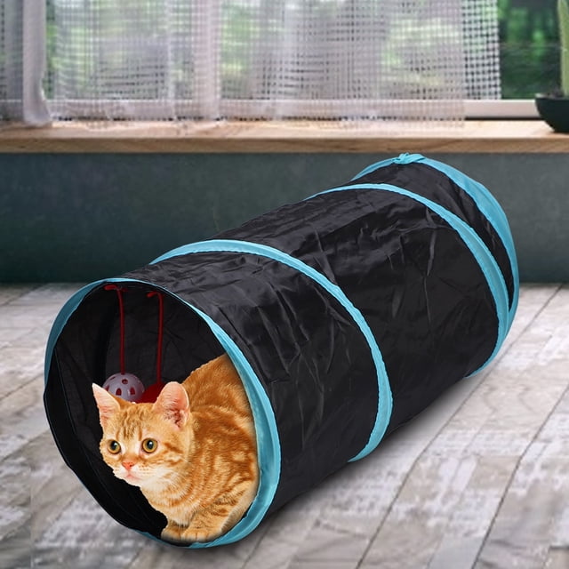Túnel Para Gatos, Juguetes Plegables Para Gatitos, Juguete Interactivo, Túneles Portátiles Para Gatos De Interior Para Viajes A Casa, Para Gatos, Cachorros, Gatitos, Conejos