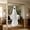white3, variant on WOHAPY Upgrade Removable Halloween Ghost Wall Stickers, Pumpkin Candle Vinyl Decals, Spooky Cute Wall Decor for Living Room Bedroom Mirror