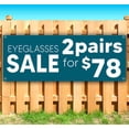 thumbnail image 1 of Eyeglasses Sale Customizable 13 oz Banner Heavy-Duty Vinyl Single-Sided With Metal Grommets, 1 of 4