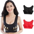 thumbnail image 3 of Seamless Bralettes for Women Convertible Bra Feature V-Neck T-Shirt Bra Style W-1766 Red XXL, 3 of 8