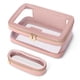 thumbnail image 1 of Bolsa de maquillaje Soimeat Travel Clear con bolsa para brochas de maquillaje, color rosa, 1 of 8