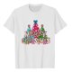 thumbnail image 4 of Fiudx Camisas de Mujer Mujer Verano Ocio Moda Estampado de Flores Cuello Redondo Manga Corta Top/Camisa, 4 of 4