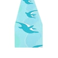 thumbnail image 2 of YUSDECOR Blue Dolphins Pattern Table Runner for Kitchen Wedding Party Home Decor 14x72 inch, 2 of 4