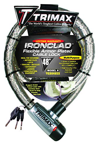 Trimax Ironclad Flexible Armor Plated Cable Lock   48" - image 3 of 5