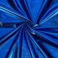 thumbnail image 1 of Tela de spandex holográfica azul brillante, 1,1 yardas × 59 pulgadas, tela elástica de poliéster y spandex brillante, 1 of 9