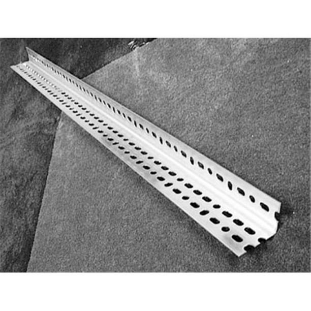 1-.25in. X 48in. Barre d'Angle Fendue Zinc