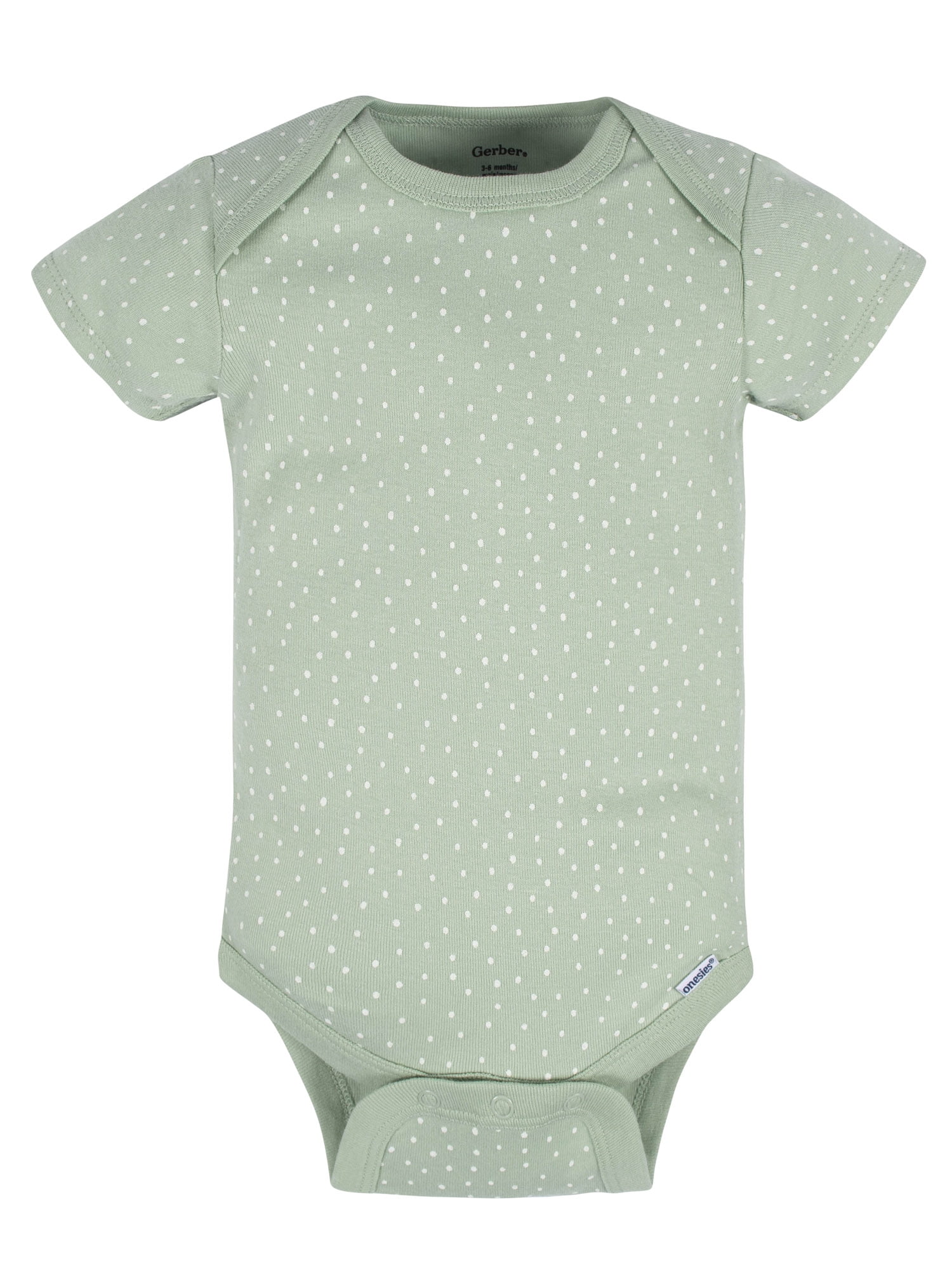 Gerber Baby Girl Short Sleeves Onesies Bodysuits, 8-Pack