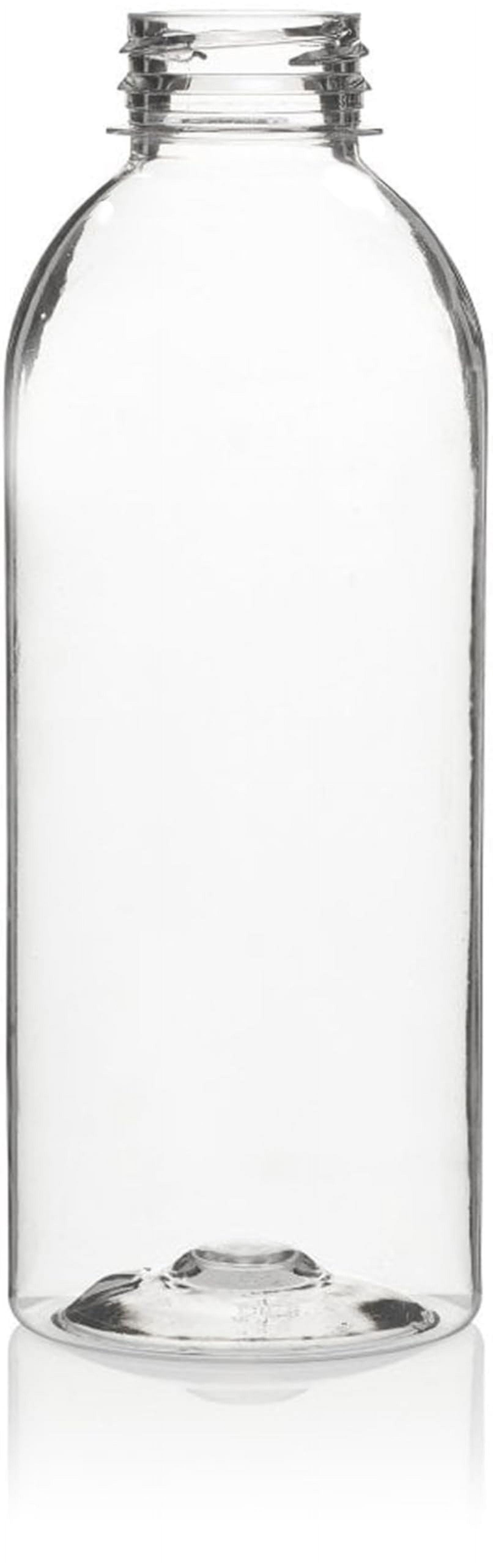 Rani Clear Plastic Bottles | 20oz PET Bottle with Flip-top Caps | BPA - FREE | Home & Commercial Use, Containers for Sauces, Condiments, Shampoo, Lotion, Sanitizer| Made in USA - Pack of 50