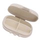 thumbnail image 1 of Pastillero Diario Pastillero Portátil de 4 Compartimentos Pastillero de Viaje Pastillero Rosa Verde y Beige ANGGREK Otros, 1 of 8