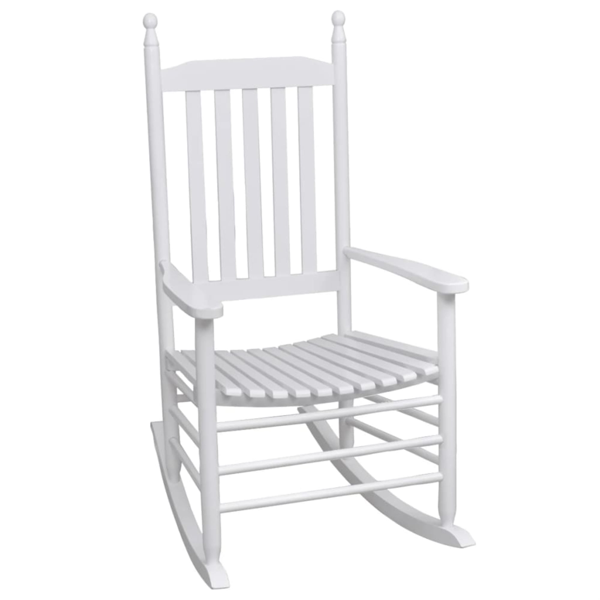 Shine Company Vermont Hardwood Outdoor Porch Patio Furniture Rocker Chair White Walmart Com