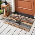 thumbnail image 5 of Texas Star Vintage 2'x3' Washable Rug, Berry Grey Blue Brown Wooden Non-Slip Soft Doormat Area Rugs for Entrance Bathroom Bedsides, StainResistant Carpet for Kitchen Bedroom, Entryway Floor Mat, 5 of 9