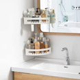 thumbnail image 3 of Estante de Esquina para Baño KAIYANG Sin Perforaciones Blanco, 3 of 5